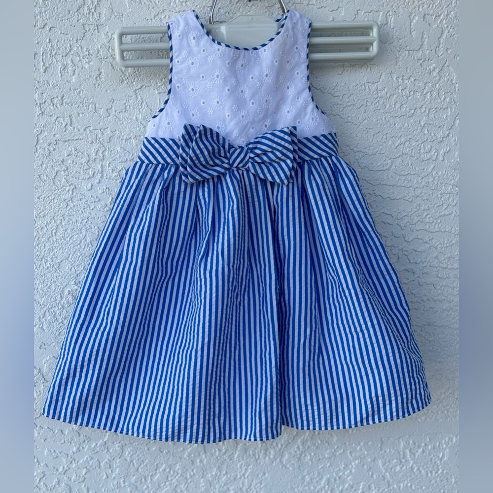 Seersucker eyelet dress—EASTER